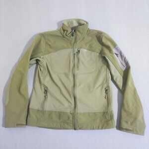 Cabela's softshell jacket men's size M military green colour outdoor performance